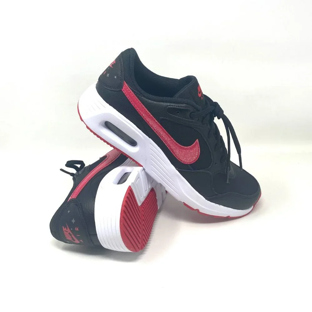 💖MEGA SALE💖NIKE  Women  DC9299 001 AIR MAX SC SE Black  Shoe Leather Fabric - Picture 7 of 12